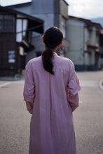 画像をギャラリービューアに読み込む, UTSUKUSHIGAHARA レギュラーカラー シャツワンピース (PINK)