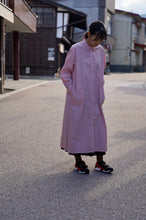 画像をギャラリービューアに読み込む, UTSUKUSHIGAHARA レギュラーカラー シャツワンピース (PINK)