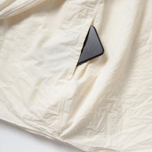 画像をギャラリービューアに読み込む, TAKAMINE ワークシャツ バンドカラー コットンシルクネップ(オフWHITE)