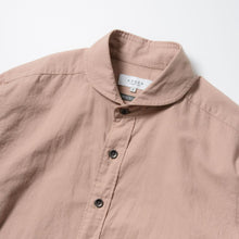 画像をギャラリービューアに読み込む, TAKAMINE ワークシャツ ヘチマカラー コットンウール (PINK BEIGE)