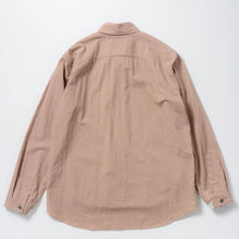 画像をギャラリービューアに読み込む, TAKAMINE ワークシャツ ヘチマカラー コットンウール (PINK BEIGE)