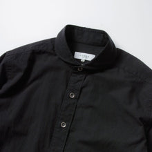 画像をギャラリービューアに読み込む, TAKAMINE ワークシャツ ヘチマカラー コットンウール (BLACK)