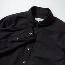画像をギャラリービューアに読み込む, TAKAMINE ワークシャツ ヘチマカラー コットンウール (BLACK)