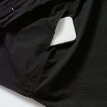 画像をギャラリービューアに読み込む, TAKAMINE ワークシャツ ヘチマカラー コットンウール (BLACK)