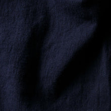 画像をギャラリービューアに読み込む, NORIKURA プルオーバー 袖リブ 綿麻ウール(NAVY)