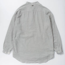 画像をギャラリービューアに読み込む, NORIKURA プルオーバー 袖リブ 綿麻ウール(GRAY)