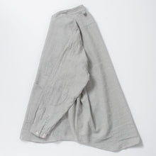 画像をギャラリービューアに読み込む, NORIKURA プルオーバー 袖リブ 綿麻ウール(GRAY)