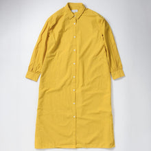 画像をギャラリービューアに読み込む, UTSUKUSHIGAHARA レギュラーカラー シャツワンピース (YELLOW)