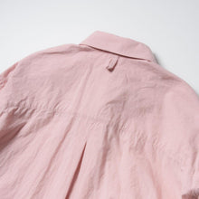 画像をギャラリービューアに読み込む, UTSUKUSHIGAHARA レギュラーカラー シャツワンピース (PINK)