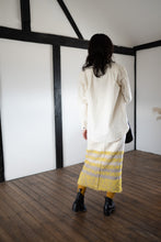 画像をギャラリービューアに読み込む, TAKAMINE ワークシャツ バンドカラー コットンシルクネップ(オフWHITE)