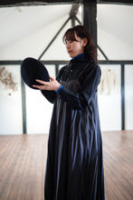 画像をギャラリービューアに読み込む, TAKAMINE ワークシャツ ヘチマカラー コットンウール (BLACK)