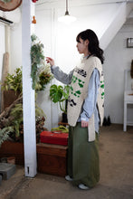 画像をギャラリービューアに読み込む, NORIKURA プルオーバー 袖リブ 綿麻ウール(GRAY)