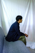 画像をギャラリービューアに読み込む, KAMIKOCHI 綿和紙バンドカラー[NAVY]
