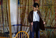 画像をギャラリービューアに読み込む, TOGAKUSHI コットンウール ロングシャツ[BROWN]
