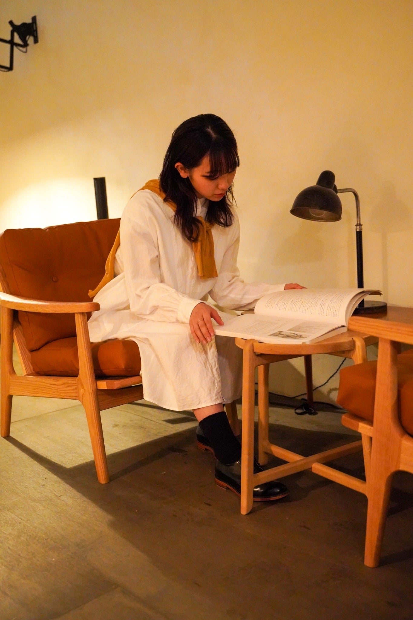 TOGAKUSHI 綿和紙 シャツワンピース（women's）[WHITE] – KÖGEN