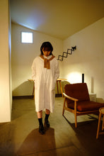 画像をギャラリービューアに読み込む, TOGAKUSHI 綿和紙 シャツワンピース（women&#39;s）[WHITE]
