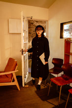 画像をギャラリービューアに読み込む, TOGAKUSHI 綿和紙 シャツワンピース（women&#39;s）[BLACK]
