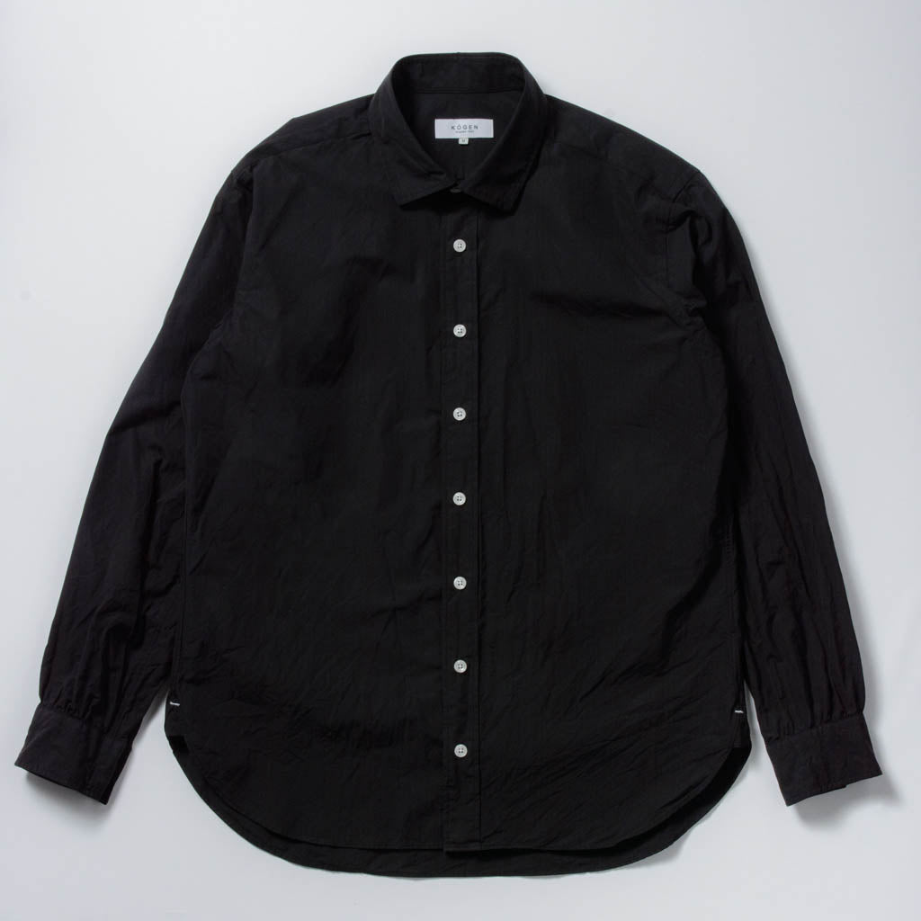 UTSUKUSHIGAHARA 100/2 GIZAコットンブロード[BLACK]