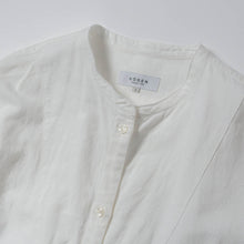画像をギャラリービューアに読み込む, TOGAKUSHI 綿和紙 シャツワンピース（women&#39;s）[WHITE]
