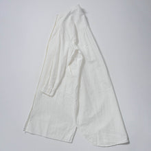 画像をギャラリービューアに読み込む, TOGAKUSHI 綿和紙 シャツワンピース（women&#39;s）[WHITE]

