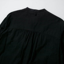 画像をギャラリービューアに読み込む, TOGAKUSHI 綿和紙 シャツワンピース（women&#39;s）[BLACK]
